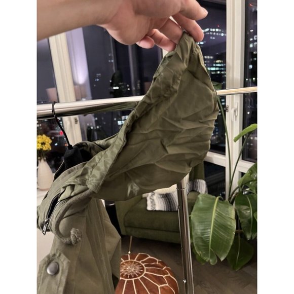 DIESEL MENS J-CHIKA MILITARY JACKET COAT OLIVE GREEN SIZE MEDIUM - Picture 11 of 12